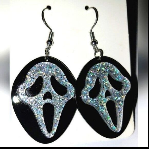 Fun Halloween dangle earrings - Picture 1 of 3